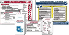 NMC - Not Applicable Hazmat, Spill Control & Right to Know Training Kit - English, Includes Posters, Wallet Cards, Booklets - Apex Tool & Supply