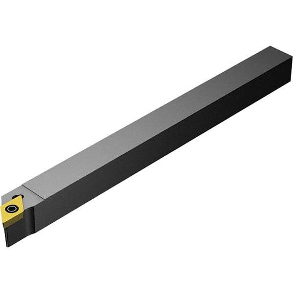 Sandvik Coromant - SDJCR, Right Hand Cut, -3° Lead Angle, 16mm Shank Height x 16mm Shank Width, Neutral Rake Indexable Turning Toolholder - 125mm OAL, DCMT 32.52 Insert Compatibility, Series CoroTurn 107 - Apex Tool & Supply