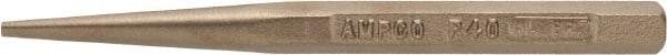 Ampco - 3/16" Nonsparking Punch - 8-1/2" OAL, Nickel Aluminum Bronze - Apex Tool & Supply