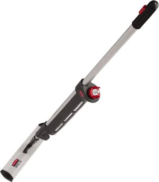 Rubbermaid - 459.74mm Long x 89mm Wide Aluminum Microfiber Cleaning System Frame - Black, Hook & Loop & Quick Connect - Apex Tool & Supply