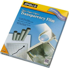 Apollo - Transparency Films & Sleeves Audio Visual Conference Accessory Type: Transparency Sleeves For Use With: Plain Paper Copiers - Apex Tool & Supply