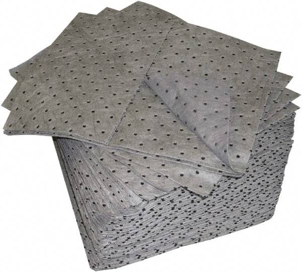 Oil-Dri - 20 Gal Capacity per Package, Universal Pad - 19" Long x 15" Wide, Polypropylene - Apex Tool & Supply