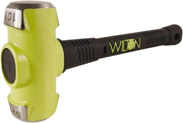 Wilton - 10 Lb Head, 16" Long Sledge Hammer - Steel Head, Steel Handle with Grip - Apex Tool & Supply