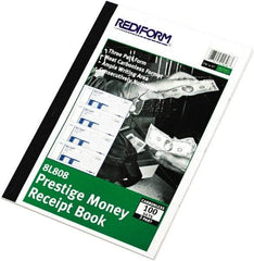REDIFORM - 100 Sheet, 7 x 2-3/4", Receipt Book - Apex Tool & Supply