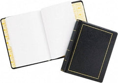 Wilson Jones - 250 Sheet, 8-1/2 x 11", Log Book - Black - Apex Tool & Supply