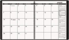 AT-A-GLANCE - 26 Sheet, 9 x 11", Planner Appointment Book - Black - Apex Tool & Supply