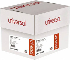 UNIVERSAL - White, Canary, Pink & Buff Four-Part Carbonless Paper - Use with Tractor-Feed Printers - Apex Tool & Supply