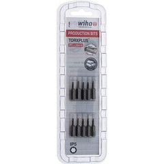 Wiha - 1/4" Drive IP5 Torx Plus Screwdriver Bit - 1" OAL, Insert Bit - Apex Tool & Supply