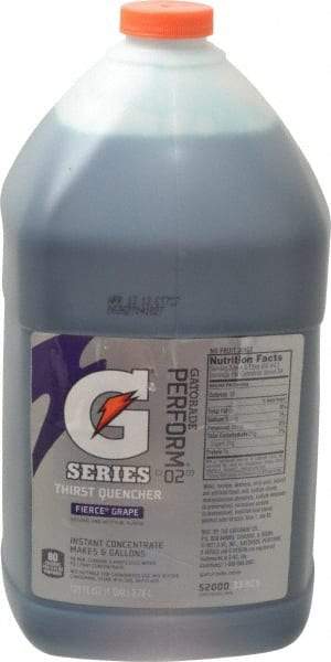 Gatorade - 1 Gal Bottle Fierce Grape Activity Drink - Liquid Concentrate, Yields 6 Gal - Apex Tool & Supply