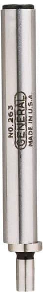 General - 0.2" Head Diam, 3/8" Shank, Single End, Mechanical Edge Finder - Accurate to 0.0005", Cylindrical Contact - Apex Tool & Supply