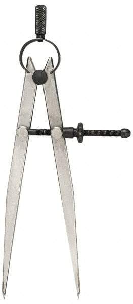 General - 4 Inch Leg, Spring Joint, Steel, Bright Finish, Divider - Apex Tool & Supply