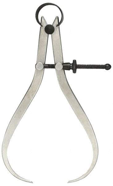 General - 8 Inch Leg, Steel, Bright Finish, Outside Caliper - Apex Tool & Supply