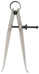 General - 10 Inch Leg, Steel, Bright Finish, Inside Caliper - Apex Tool & Supply