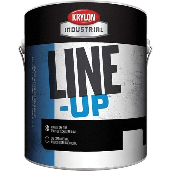 Krylon - Blue Striping Paint - 350' Coverage at 4" Wide, Water-Based Formula - Apex Tool & Supply