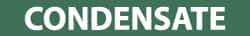 NMC - Pipe Marker with Condensate Legend and No Graphic - 2-1/2 to 6" Pipe Outside Diam, White on Green - Apex Tool & Supply