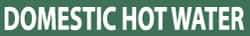 NMC - Pipe Marker with Domestic Hot Water Legend and No Graphic - 2-1/2 to 6" Pipe Outside Diam, White on Green - Apex Tool & Supply