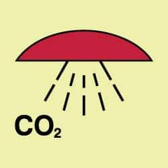 NMC - 6" Long x 6" Wide, Rigid Plastic Safety Sign - Square, 0.05" Thick, Use for Marine Application - Apex Tool & Supply