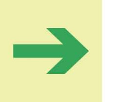 NMC - 6" Long x 6" Wide, Pressure-Sensitive Vinyl Safety Sign - Square, 0.004" Thick, Use for Marine Application - Apex Tool & Supply