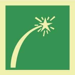 NMC - 6" Long x 6" Wide, Rigid Plastic Safety Sign - Square, 0.05" Thick, Use for Marine Application - Apex Tool & Supply