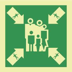 NMC - 6" Long x 6" Wide, Pressure-Sensitive Vinyl Safety Sign - Square, 0.004" Thick, Use for Marine Application - Apex Tool & Supply