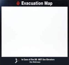 NMC - 11 Inch Wide x 8-1/2 Inch High Sign Compatibility, Plastic Evacuation Map Holder - Black, 11-1/2 Inch Width x 11 Inch Holder Height, Holds 3 Signs - Apex Tool & Supply
