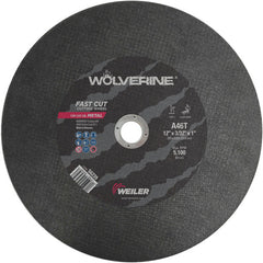 12″ × 3/32″ Type 1 Cut-Off Wheel, A46T, 1″ Arbor Hole - Apex Tool & Supply