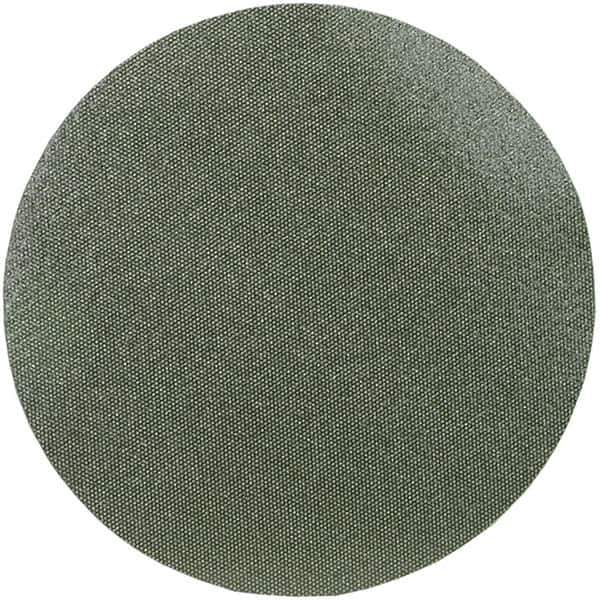 Norton - 8" Diam, 60 Grit Diamond Adhesive PSA Disc - Coarse Grade, Green, Cloth Backing, Flexible - Apex Tool & Supply