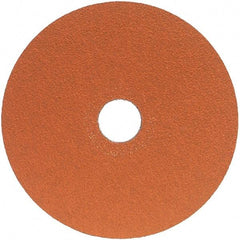 Norton - 5" Diam 7/8" Hole 36 Grit Fiber Disc - Very Coarse Grade, Ceramic Alumina - Apex Tool & Supply