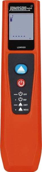 Johnson Level & Tool - 0.05 m to 30.48 m, Laser Distance Finder - 2 AAA Battery, Accurate to 5/64 Inch - Apex Tool & Supply