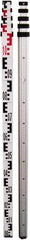 Johnson Level & Tool - Optical Level Aluminum Grade Rod - 5 Sections, 4m Overall Length - Apex Tool & Supply