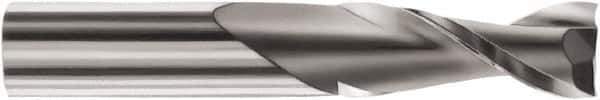 SGS - 3/4" Cutting Diam x 2" Length of Cut, 2 Flute, Upcut Spiral Router Bit - Uncoated, Right Hand Cut, Solid Carbide, 4-1/2" OAL x 3/4" Shank Diam, Square End - Apex Tool & Supply
