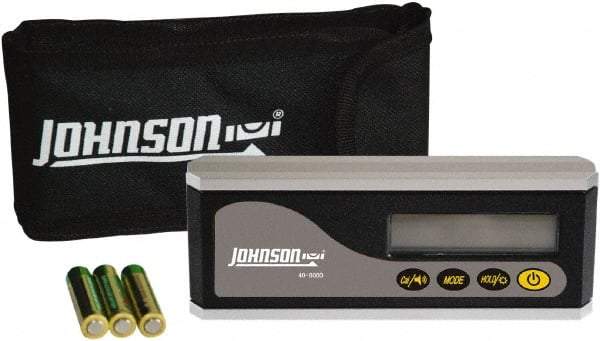 Johnson Level & Tool - 90° Max Measurement Electronic Inclinometer - Digital - Apex Tool & Supply