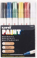 Sharpie - Black, Blue, Brown, Gold, Green, Orange, Pink, Red, Silver, Violet, White, Yellow Paint Marker - Medium Tip - Apex Tool & Supply