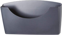 FELLOWES - 14" Wide x 2-1/2" Deep x 7-3/4" High, 1 Compartment, Plastic File Stand - Graphite, 14" Compartment Width x 2-1/2" Compartment Depth x 7-3/4" Compartment Height - Apex Tool & Supply