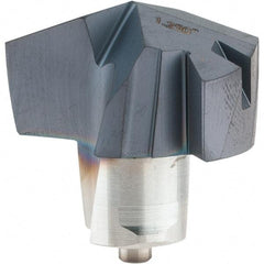 Iscar - Series ICM, 31.75mm Diam Grade IC908 Replaceable Drill Tip - Carbide, TiAlN/TiN Finish, 31 Seat Size - Apex Tool & Supply