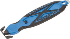 Klever Innovations - Fixed Replacement Head - Blue & Black Plastic Handle, 1 Blade Included - Apex Tool & Supply