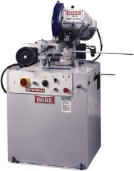 Dake - Variable Cutting Speed, 350mm Blade Diam, Cold Saw - 20 to 105 RPM Blade Speed, Floor Machine, 3 Phase, Compatible with Ferrous/Non-Ferrous Material - Apex Tool & Supply