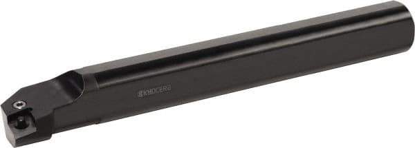Kyocera - 1.55" Min Bore Diam, 10" OAL, 1-1/4" Shank Diam, A...PCLN Indexable Boring Bar - 2" Max Bore Depth, CNGA 43.., CNGG 43.., CNMA 43.., CNMG 43.., CNMM 43.., CNMP 43.. Insert, Pin Lock Assembly Holding Method - Apex Tool & Supply