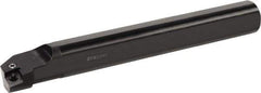 Kyocera - 1.55" Min Bore Diam, 10" OAL, 1-1/4" Shank Diam, A...PCLN Indexable Boring Bar - 2" Max Bore Depth, CNGA 43.., CNGG 43.., CNMA 43.., CNMG 43.., CNMM 43.., CNMP 43.. Insert, Pin Lock Assembly Holding Method - Apex Tool & Supply