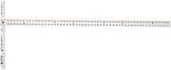 Johnson Level & Tool - 54" Blade Length x 1-1/2" Blade Width, 22" Base Length x 2" Base Width Aluminum Square - 0.008" Accuracy - Apex Tool & Supply