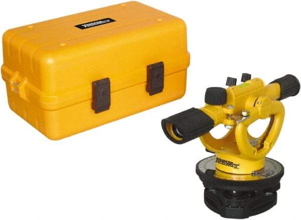 Johnson Level & Tool - Transit, 22x Magnification, Optical Level - Accuracy Up to 3/16 Inch at 100 Ft. - Apex Tool & Supply