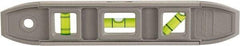 Johnson Level & Tool - Magnetic 9" Long 3 Vial Torpedo Level - Aluminum, Gray, 1 Plumb, 1 Level & 1 45° Vials - Apex Tool & Supply
