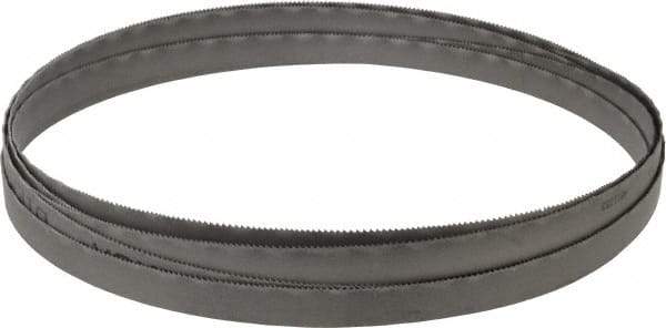 Lenox - 14 to 18 TPI, 10' 10-1/2" Long x 1/2" Wide x 0.025" Thick, Welded Band Saw Blade - Bi-Metal, Toothed Edge, Wavy Tooth Set, Flexible Back, Contour Cutting - Apex Tool & Supply