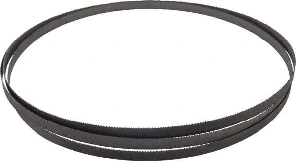 Lenox - 10 to 14 TPI, 10' Long x 1/2" Wide x 0.025" Thick, Welded Band Saw Blade - Bi-Metal, Toothed Edge, Modified Raker Tooth Set, Flexible Back, Contour Cutting - Apex Tool & Supply