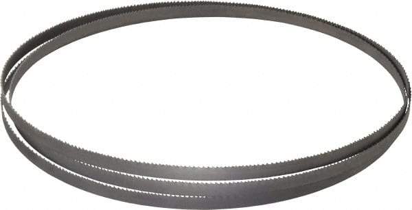 Lenox - 10 to 14 TPI, 7' 9" Long x 3/8" Wide x 0.025" Thick, Welded Band Saw Blade - Bi-Metal, Toothed Edge, Raker Tooth Set, Flexible Back, Contour Cutting - Apex Tool & Supply