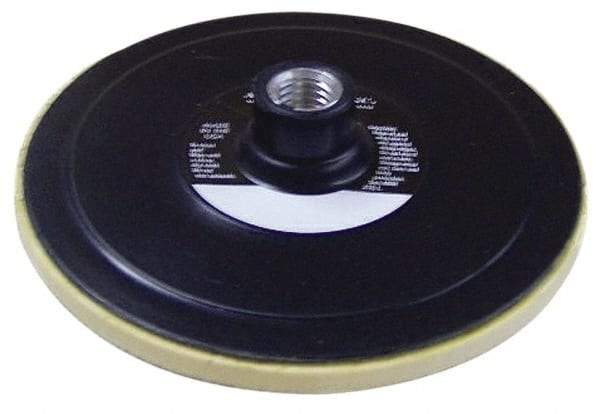 AutoQuip - 8" Diam Hook & Loop Disc Backing Pad - Medium Density, 4,800 RPM - Apex Tool & Supply
