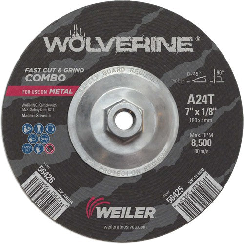 WEILER 7″ × 1/8″ TYPE 27 - Apex Tool & Supply