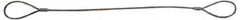 Lift-All - 12' Long, 12,346 Lb Vertical Capacity, IWRC Web Sling - 9,039 Lb Choker Capacity, 3/4" Diam Chain - Apex Tool & Supply