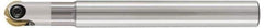 LMT - 3/8" Cut Diam, 1.97" Max Depth of Cut, 3/8" Shank Diam, 5.91" OAL, Indexable Ball Nose End Mill - 1.97" Head Length, Straight Shank, EBG-R-NC Toolholder, WPB 0375, WPR 0375 Insert - Apex Tool & Supply