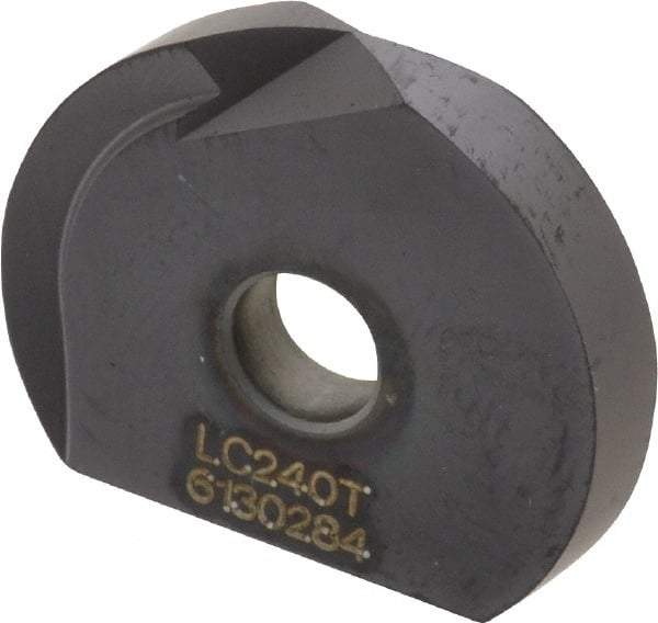 LMT - WPR1000 CF Grade LC240T Carbide Milling Insert - TiAlN/TiN Finish, 0.16" Thick, 1" Inscribed Circle - Apex Tool & Supply